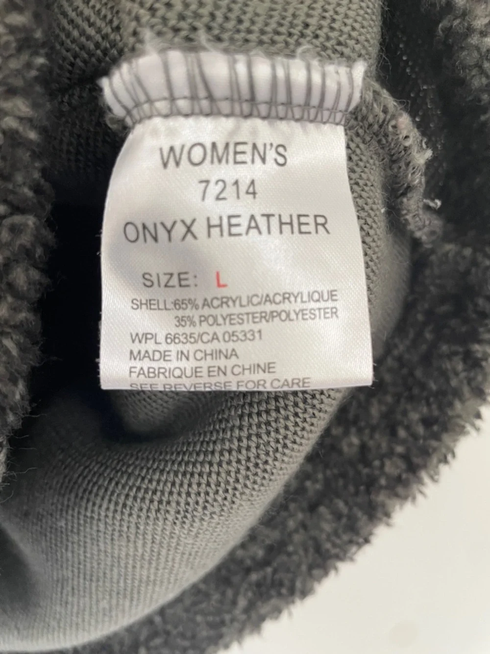 Woolrich Dark Gray Sherpa Fleece Vest women’s Large